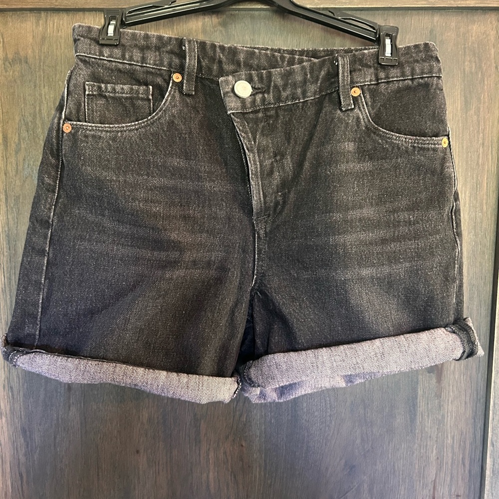 Blank NYC Charcoal Jean Shorts